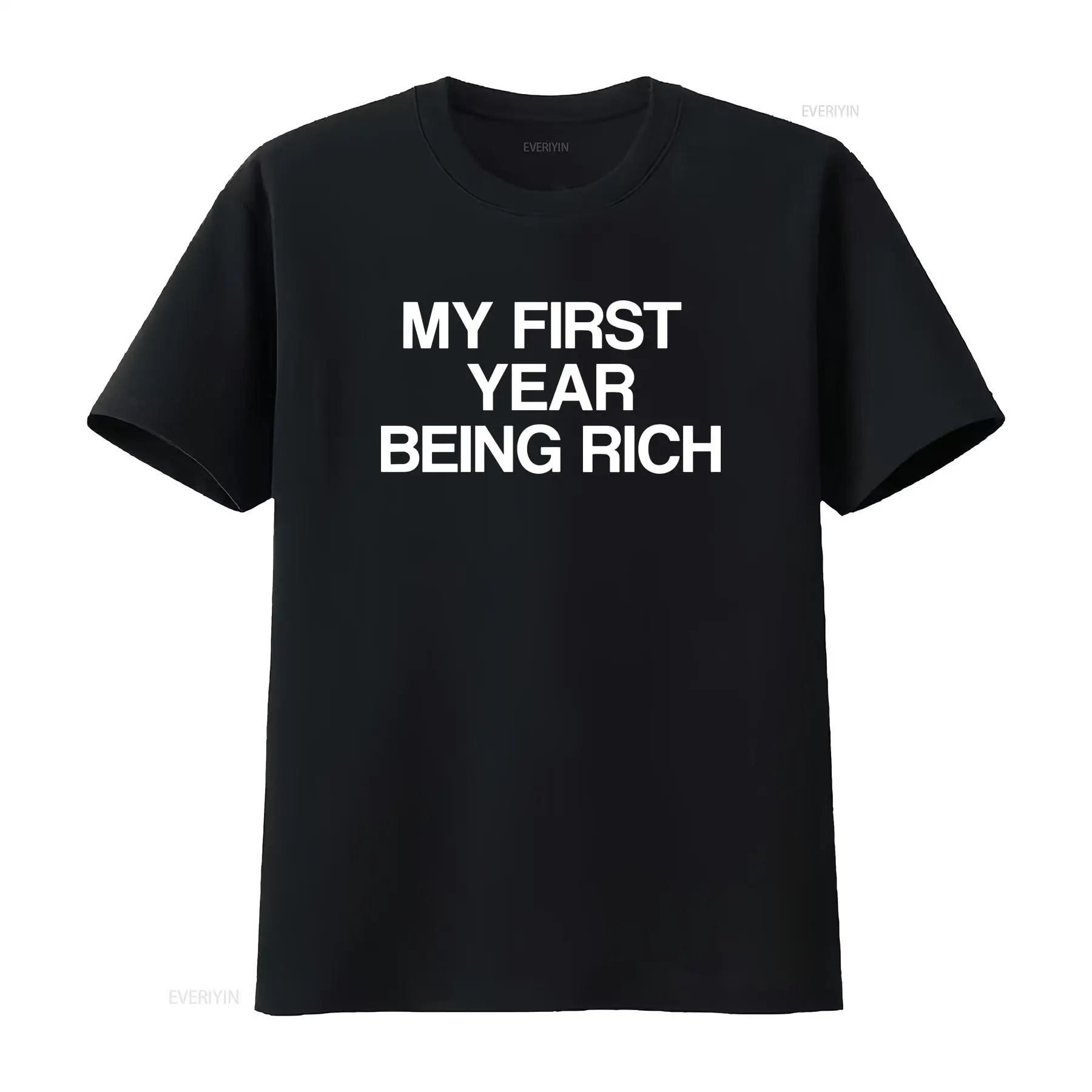 Luxury Lifestyle Rich - Camiseta Primeiro Ano de Ser Rico,