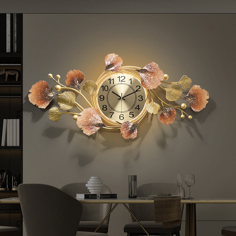 Luxury Lifestyle Aesthetic - Relógio de Parede Criativo Estilo Chinês