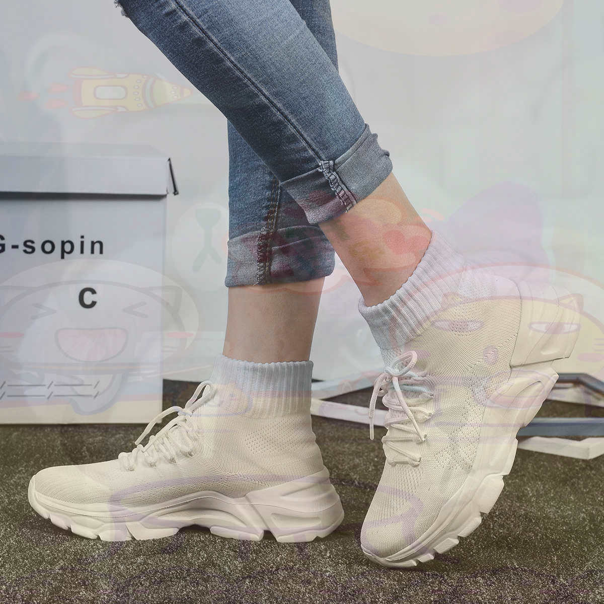 Luxury Lifestyle Shows - Aumenta a altura sumer basquete sapatos